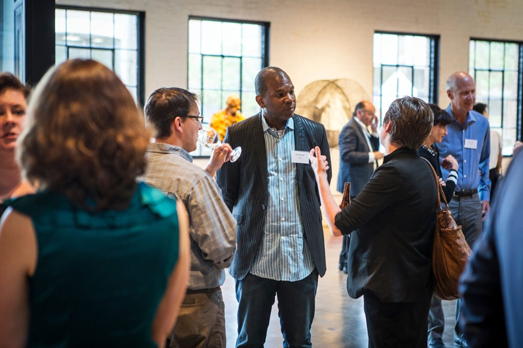 Paul Rucker at Try-Me Reception, April 2017. Photo: Diego Valdez