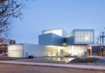 Photo of the I C A Pine Street Entrance. Photo by Iwan Baan