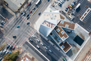 Aerial shot of the ICA, photo by Iwan Baan
