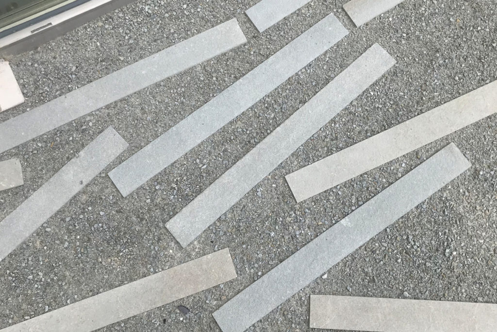 Photo: detail of ICA stone pavers
