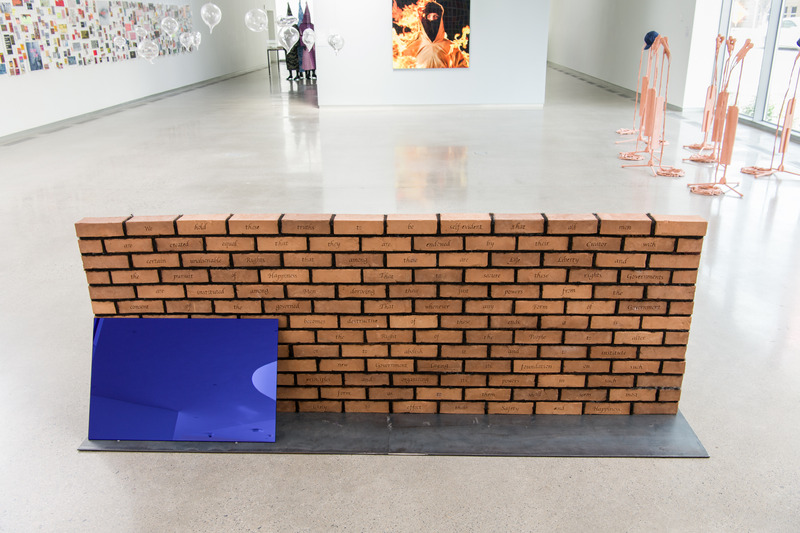 Installation view, Edifice and Mortar Institute for Contemporary Art, Richmond, Virginia, 2018. Photo: Terry Brown