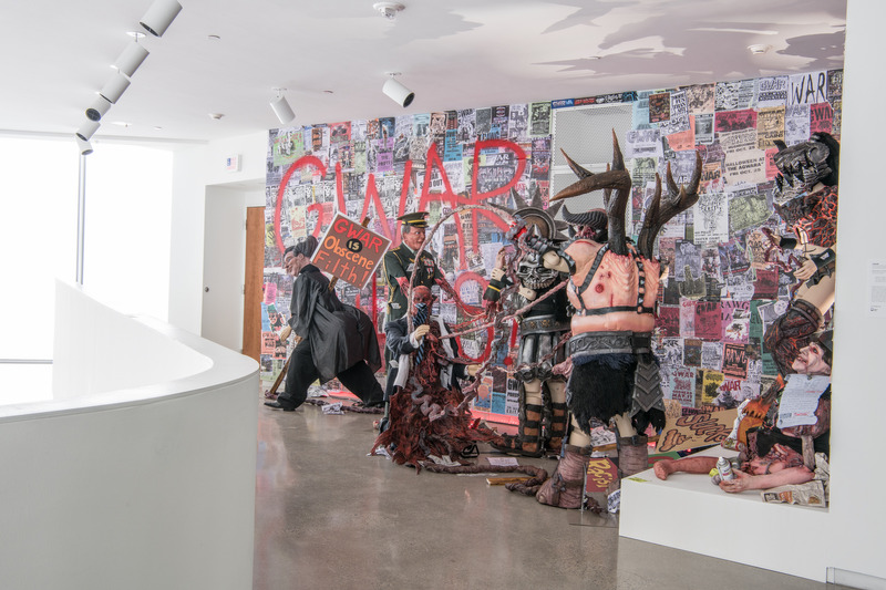 Installation view, Declaration of GWAR, Institute for Contemporary Art, Richmond, Virginia, 2018. Photo: Terry Brown