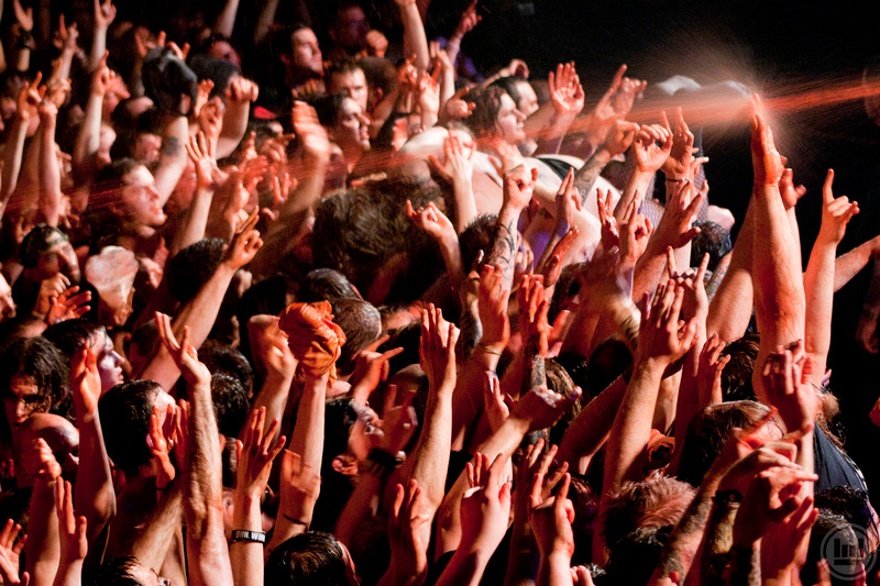 Fans at a GWAR concert. Image courtesy of the artists