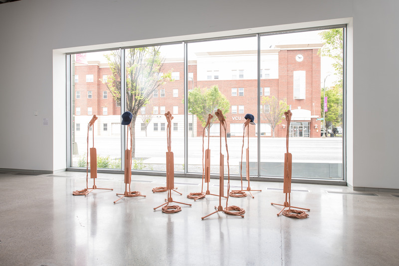 Installation view, Public Sculpture (Edits). Institute for Contemporary Art, Richmond, Virginia, 2018. Photo: Terry Brown