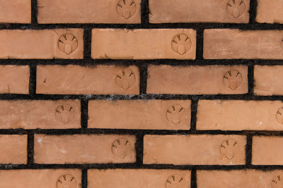 Sonya Clark, Edifice and Mortar (detail) 2018