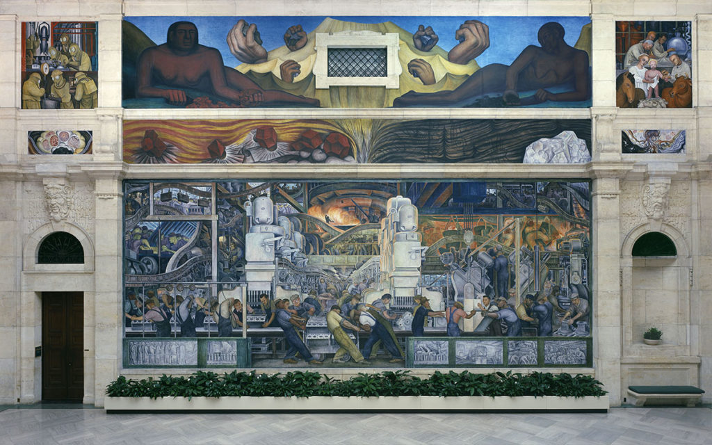 Photo of Detroit Mural: Diego Rivera