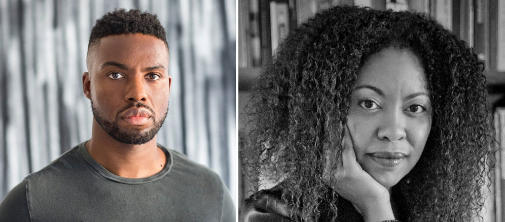 Double Headshot of new board members Adam Pendleton and Adrienne Edwards
