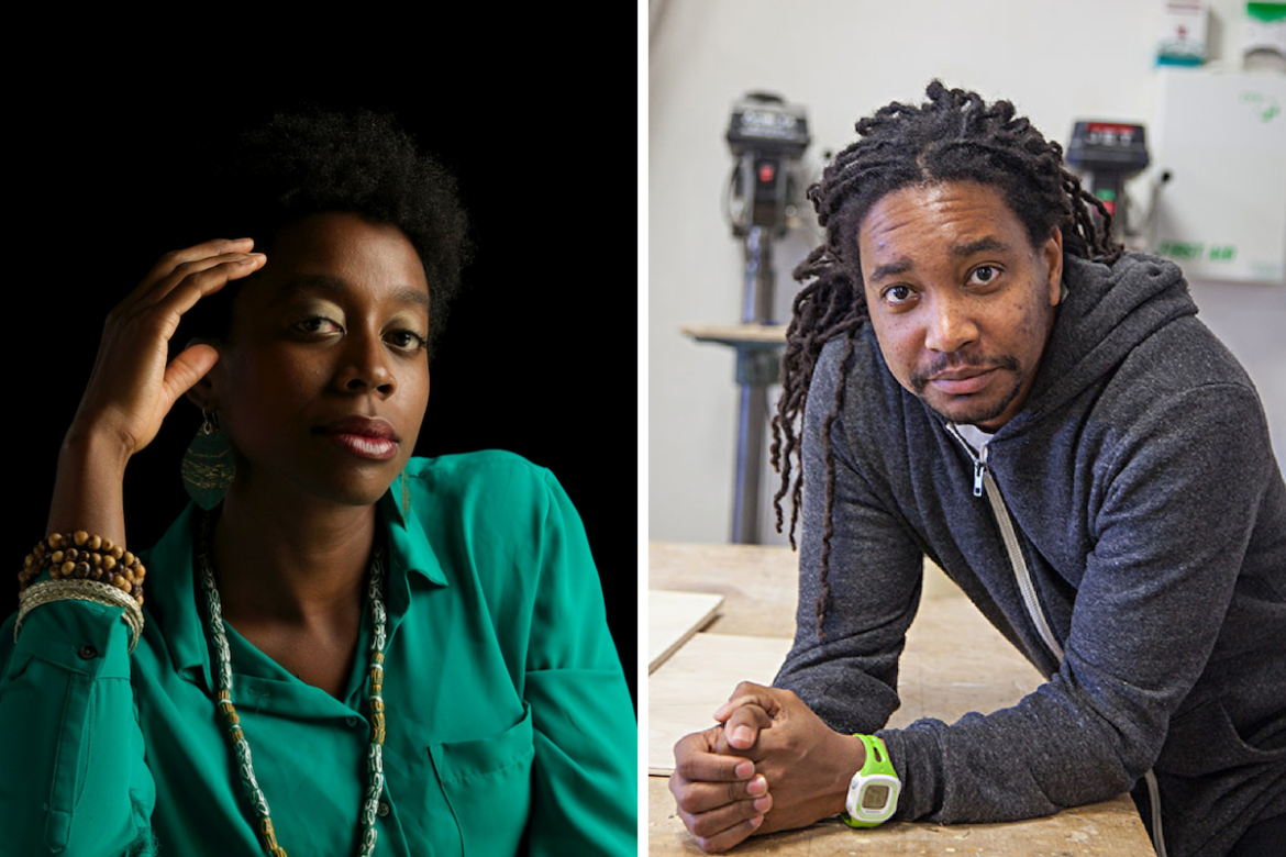 Headshots: Left, Meghan Abadoo. Right, Wesley Taylor